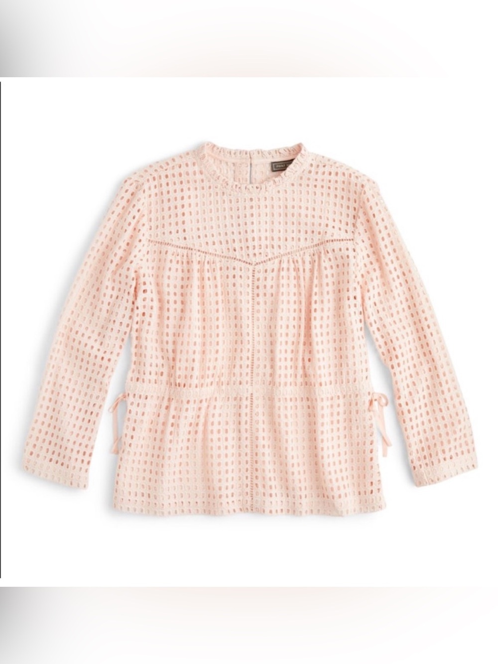 J. Crew Point Sur Eyelet Blouse
